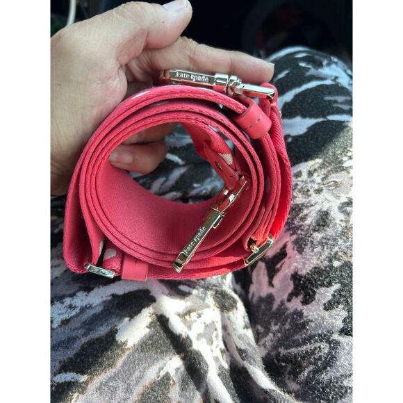 NWOT Kate Spade Make It Mine Dot Webbed Crossbody Strap - Picture 1 of 4